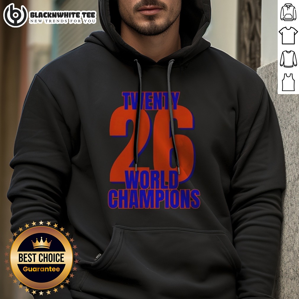 Official New York Yankees Twenty 26 World Champions Shirt - Image 2