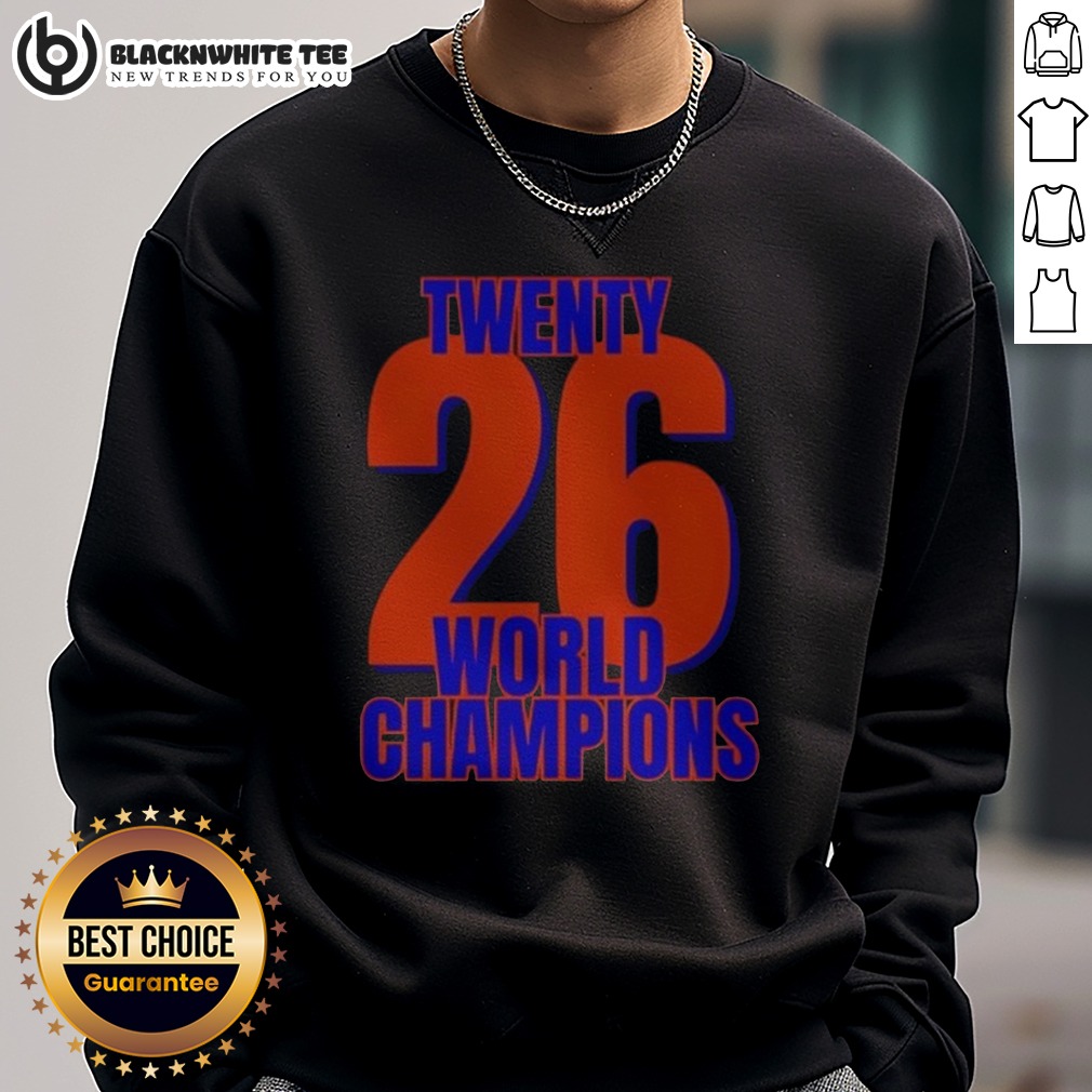 Official New York Yankees Twenty 26 World Champions Shirt - Image 4