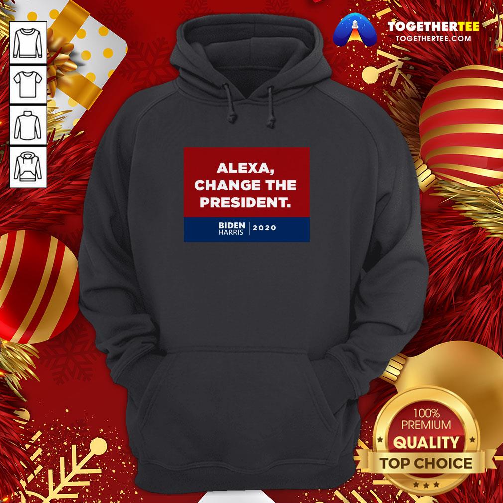 Original Alexa Change The President Biden Harris 2020 Shirt - Image 5