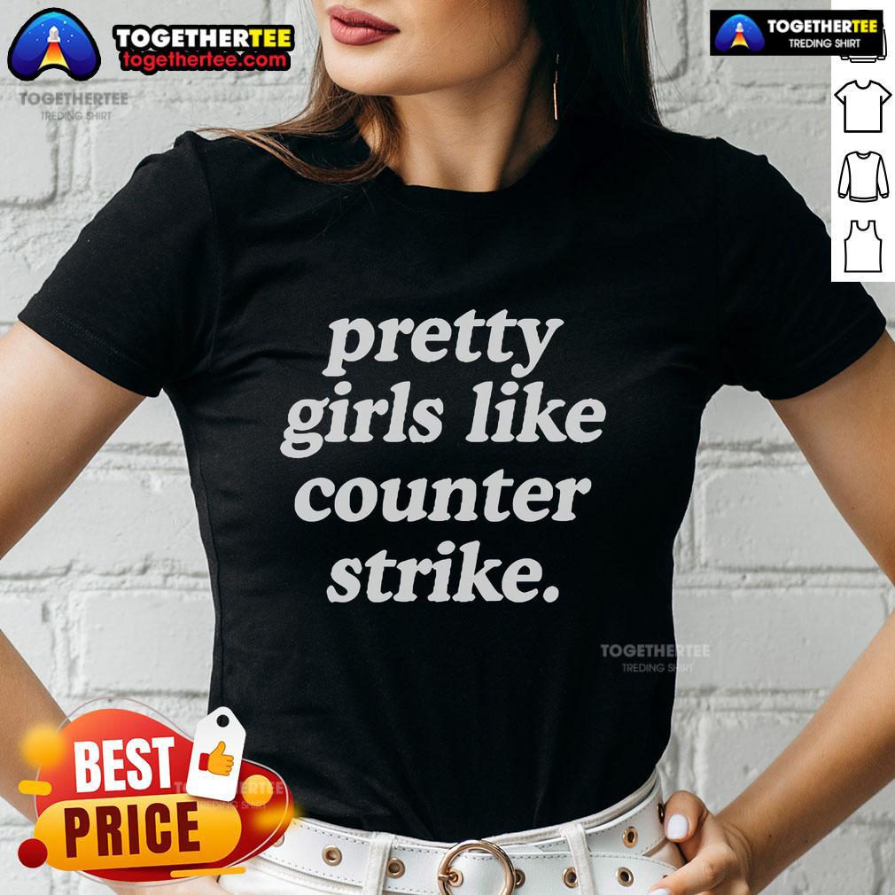 Official Tilde Byström Pretty Girls Like Counter Strike T-Shirt - Image 3