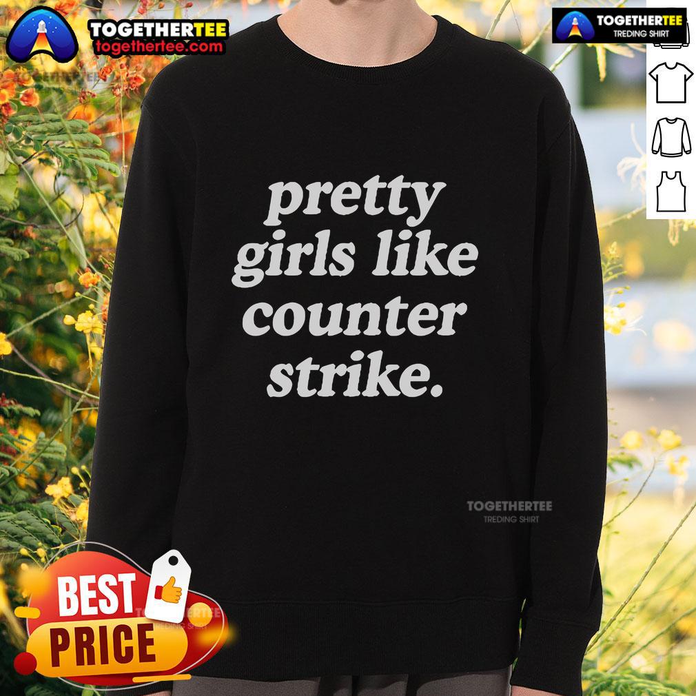 Official Tilde Byström Pretty Girls Like Counter Strike T-Shirt - Image 5