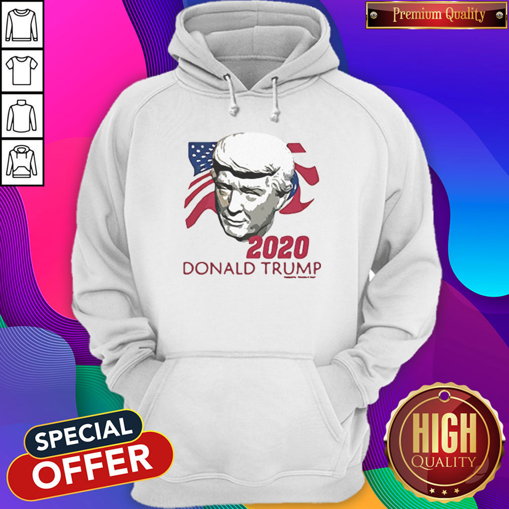 2020 Donald Trump American Flag Independence Day Shirt - Image 4
