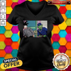 Alternative view of Premium Dragon Ball Z Friday Daaaamn Shirt