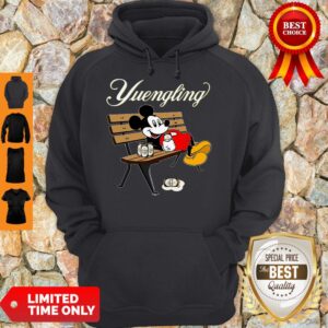 Alternative view of Awesome Mickey Mouse Drinking Yuengling Beer On Park Bench Shirt