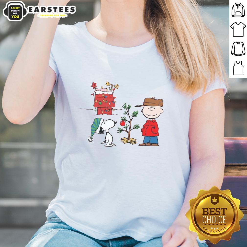Good Classic Christmas A Very Charlie Brown Tree T-Shirt - Image 3
