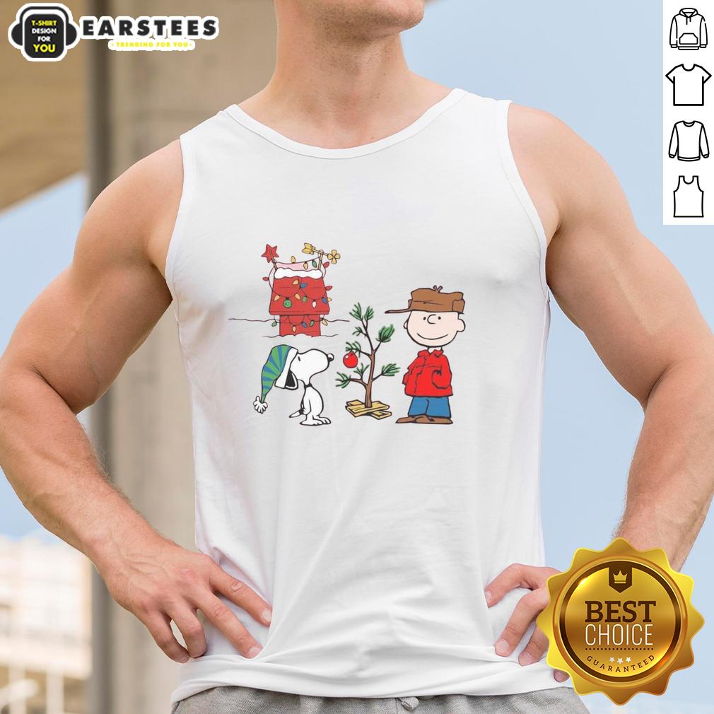 Good Classic Christmas A Very Charlie Brown Tree T-Shirt - Image 4