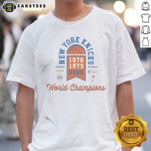 Awesome New York Knicks 1970 1973 2026 World Champions Finals Basketball Team Shirt