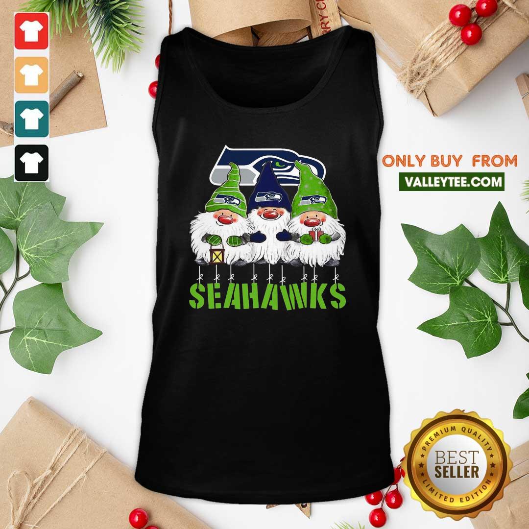 Happy Gnomies Seattle Seahawks Christmas Shirt - Image 5