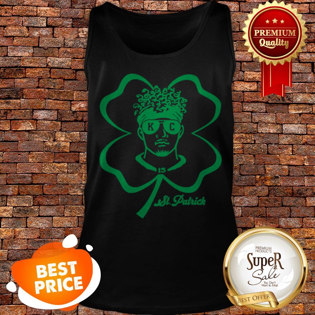 Nice Patrick Mahomes St. Patrick’s Day Kansas City Chiefs Shirt - Image 3