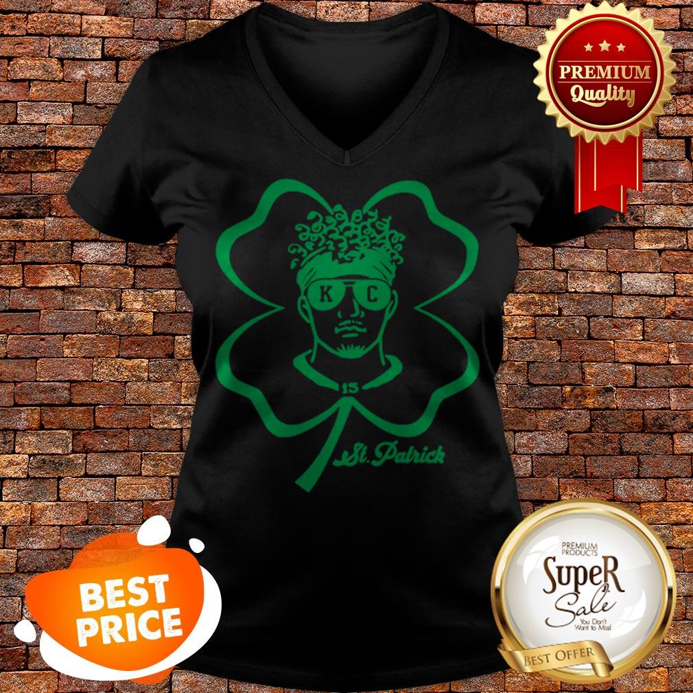 Nice Patrick Mahomes St. Patrick’s Day Kansas City Chiefs Shirt - Image 2