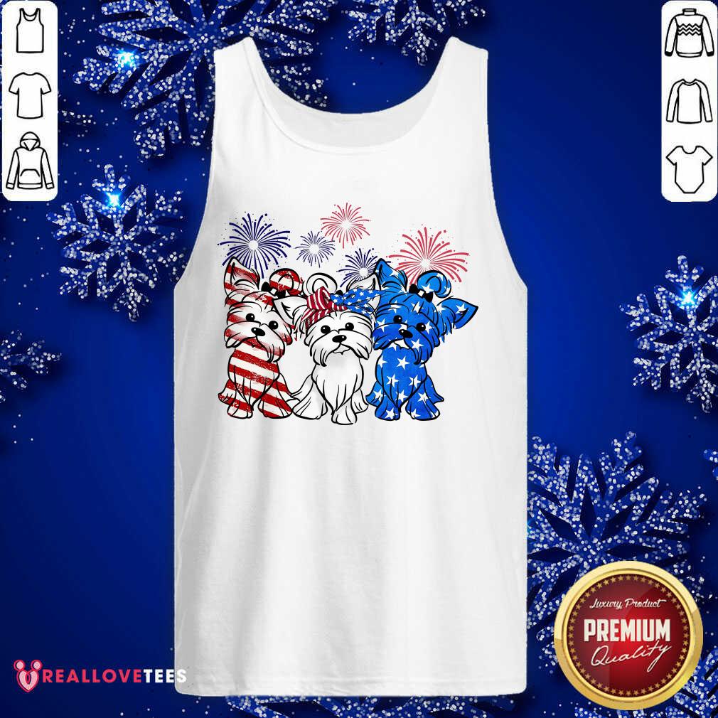 Pomeranian Dog USA Flag 4th Of July Shirt - Image 4