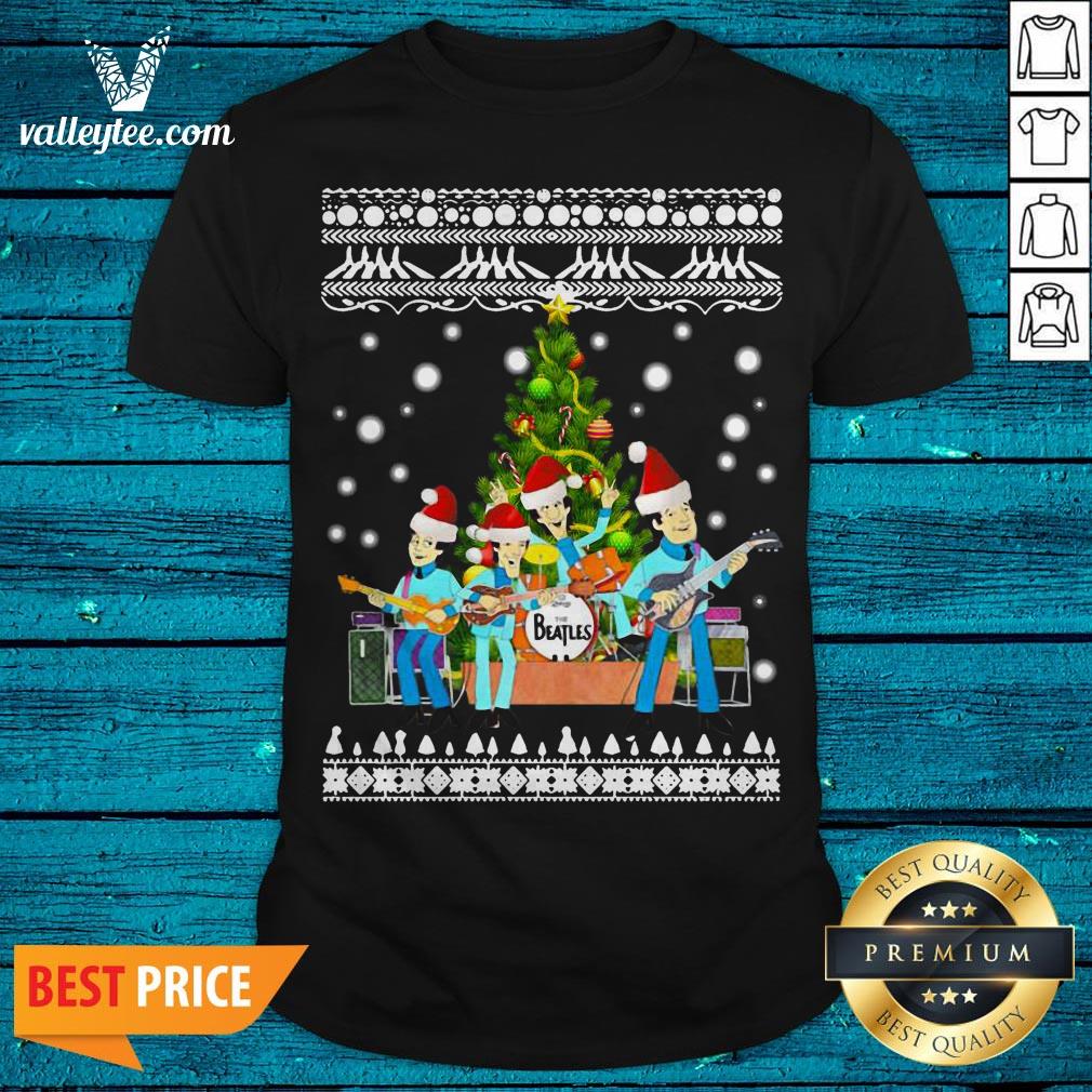 The Beatles Christmas Tree Ugly Christmas Shirt