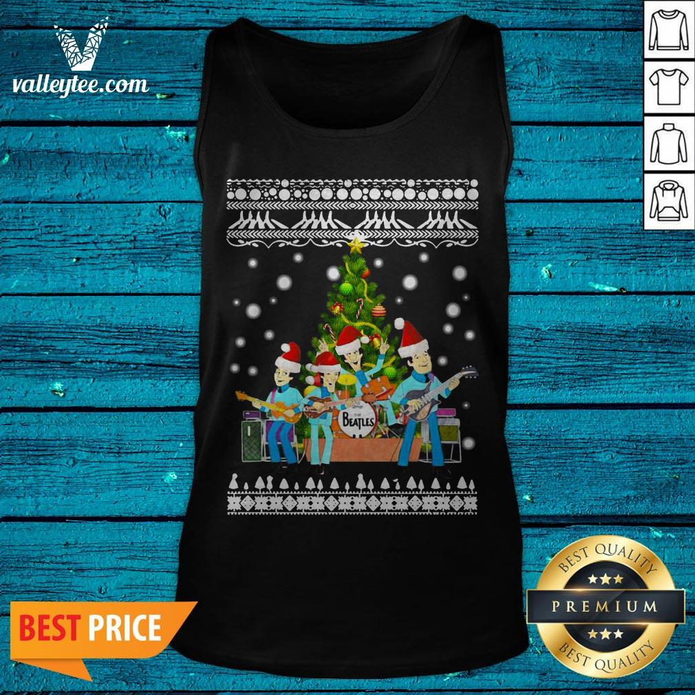 The Beatles Christmas Tree Ugly Christmas Shirt - Image 5