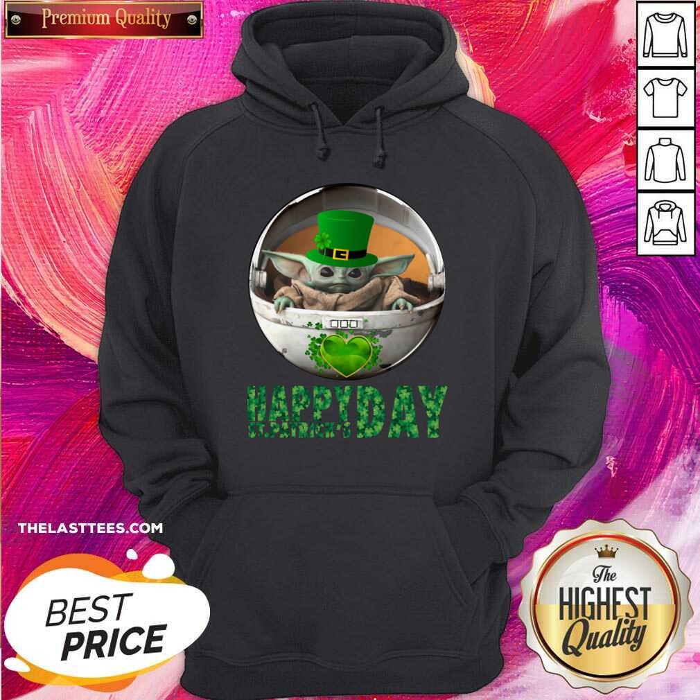 Pretty Baby Yoda Happy St Patricks Days Shirt - Image 5