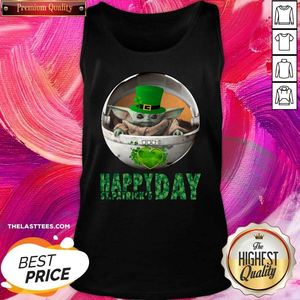 Pretty Baby Yoda Happy St Patricks Days Shirt - Image 3