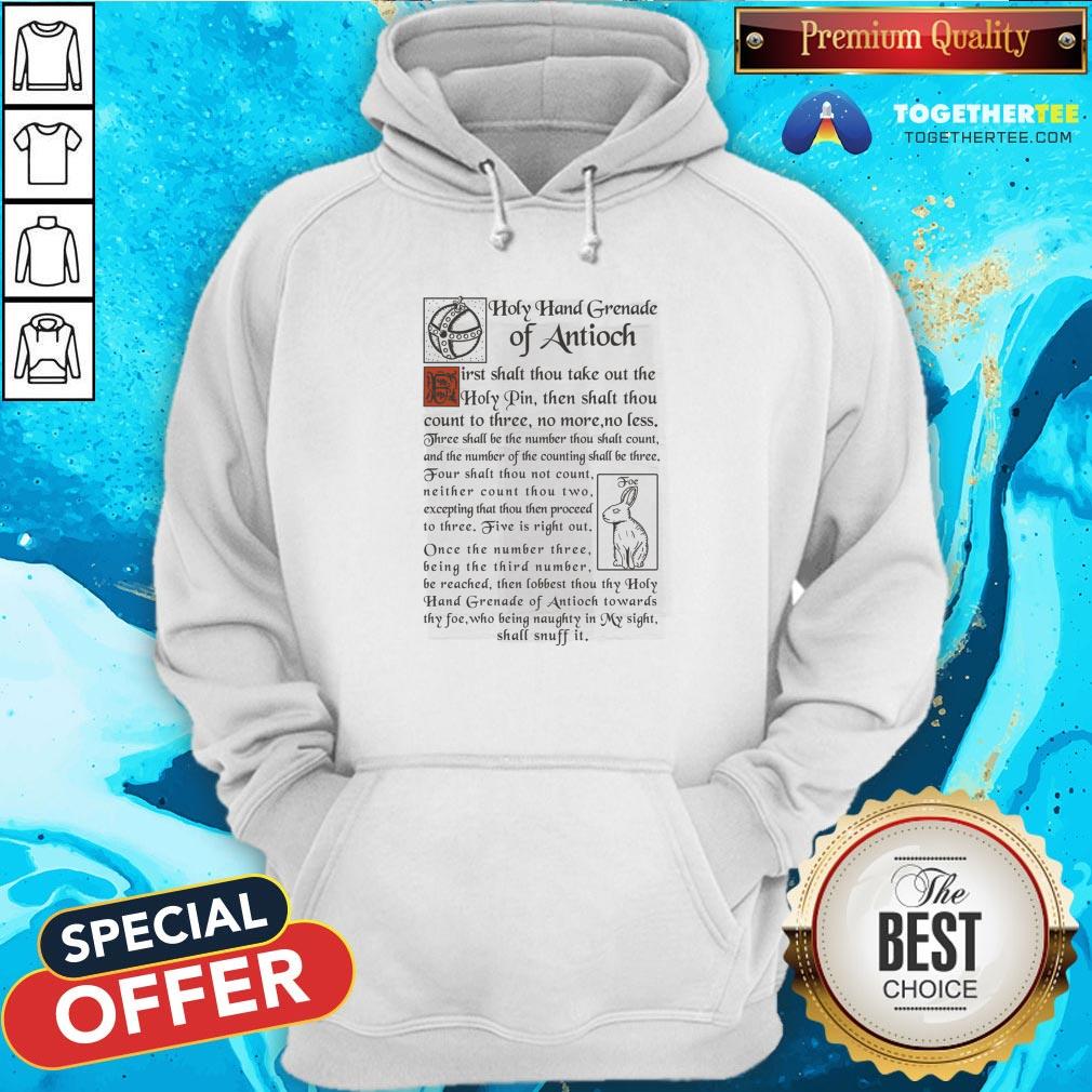 Hot Holy Hand Grenade Of Antioch First Shalt Thou Take Out The Holy Pin Shirt - Image 5