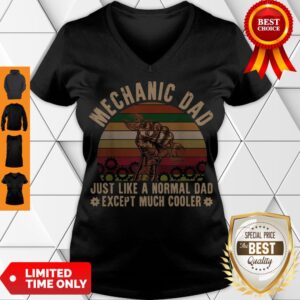 Alternative view of Nice Mechanic Dad Just Like A Normal Dad Exeept Much Cooler Vintage Shirt