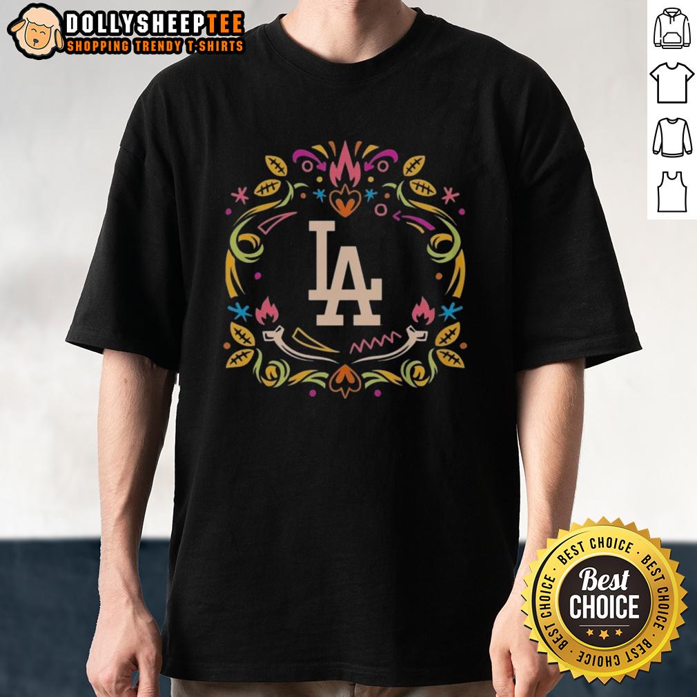Pretty Los Angeles Dodgers Día De Los Muertos MLB Celebration T-Shirt