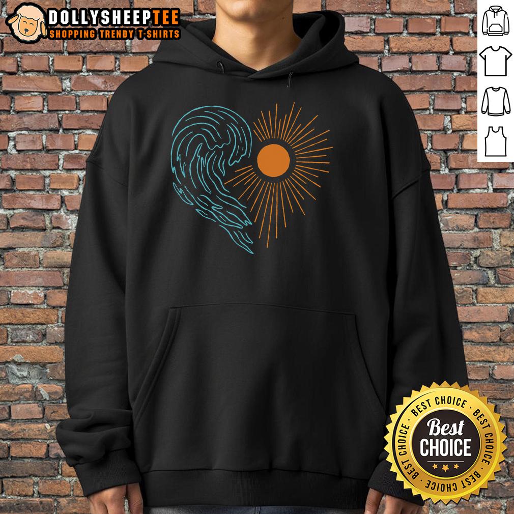 Nice Ocean Heart T-Shirt - Image 2