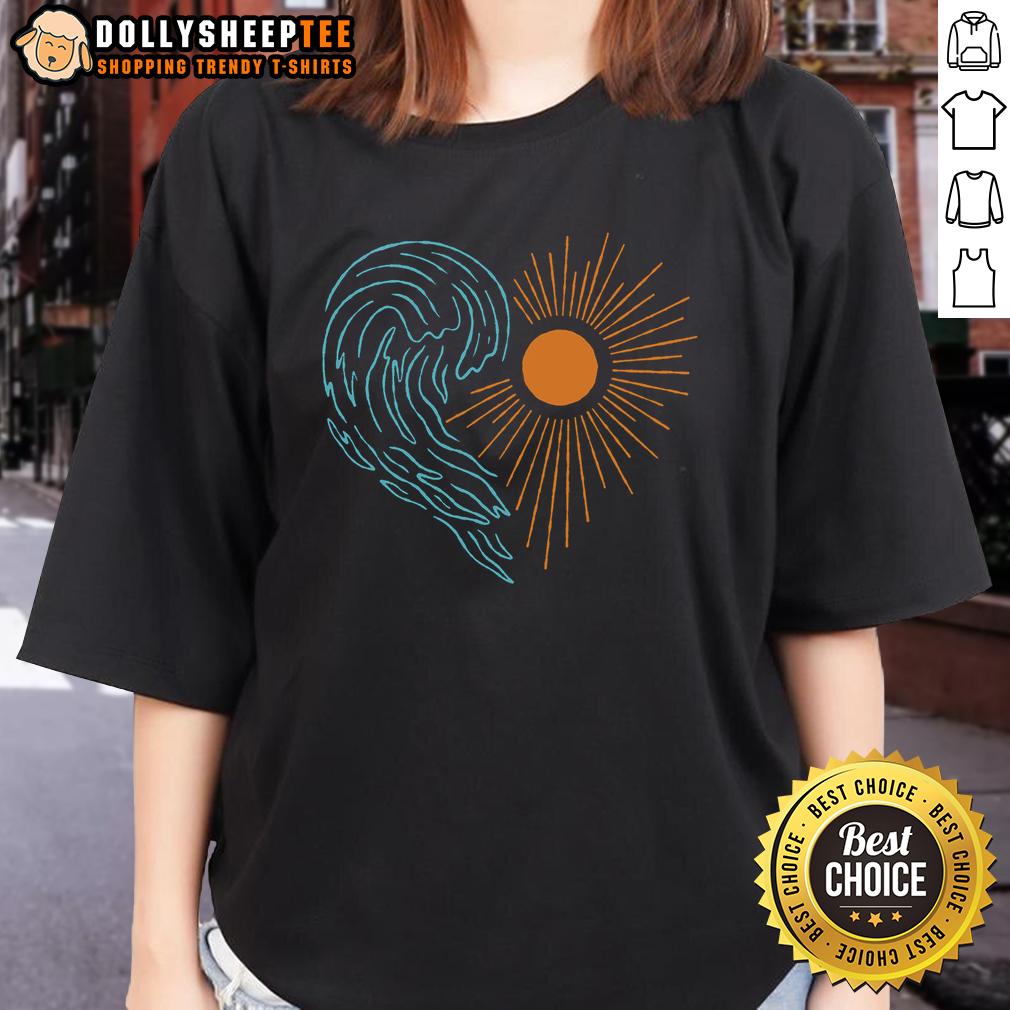 Nice Ocean Heart T-Shirt - Image 3