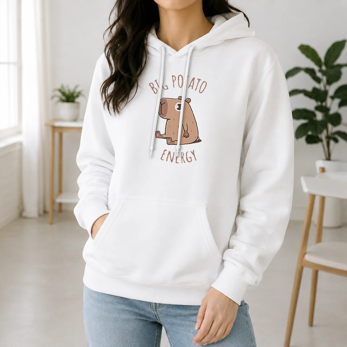 Hot Big Potato Energy Capybara Shirt - Image 7