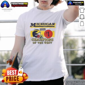 Top Michigan Wolverines NCAA 1989 Champions Of The West Vintage T-Shirt