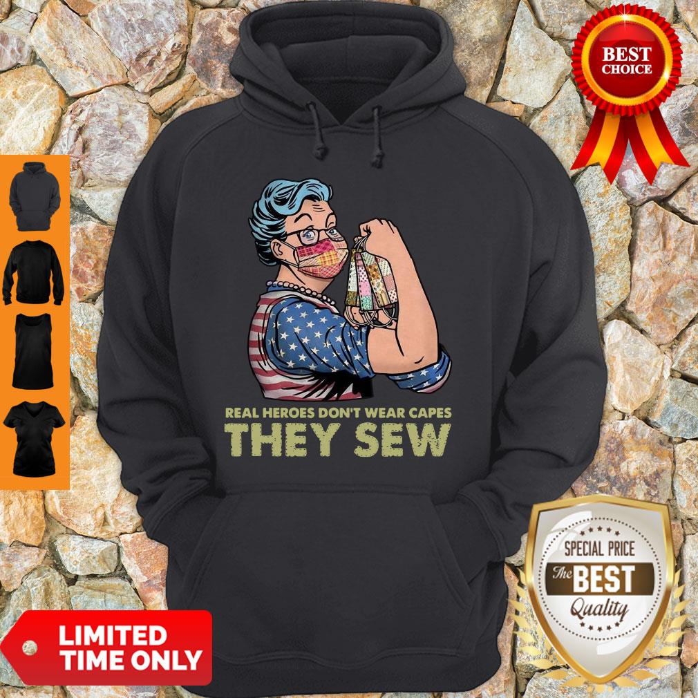 Perfect Real Heroes Don’t Wear Capes They Sew Shirt - Image 5