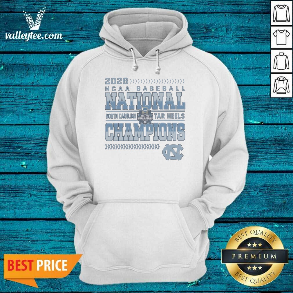 Official Top 2026 NCAA Baseball National Champions North Carolina Tar Heels Shirt - Image 2