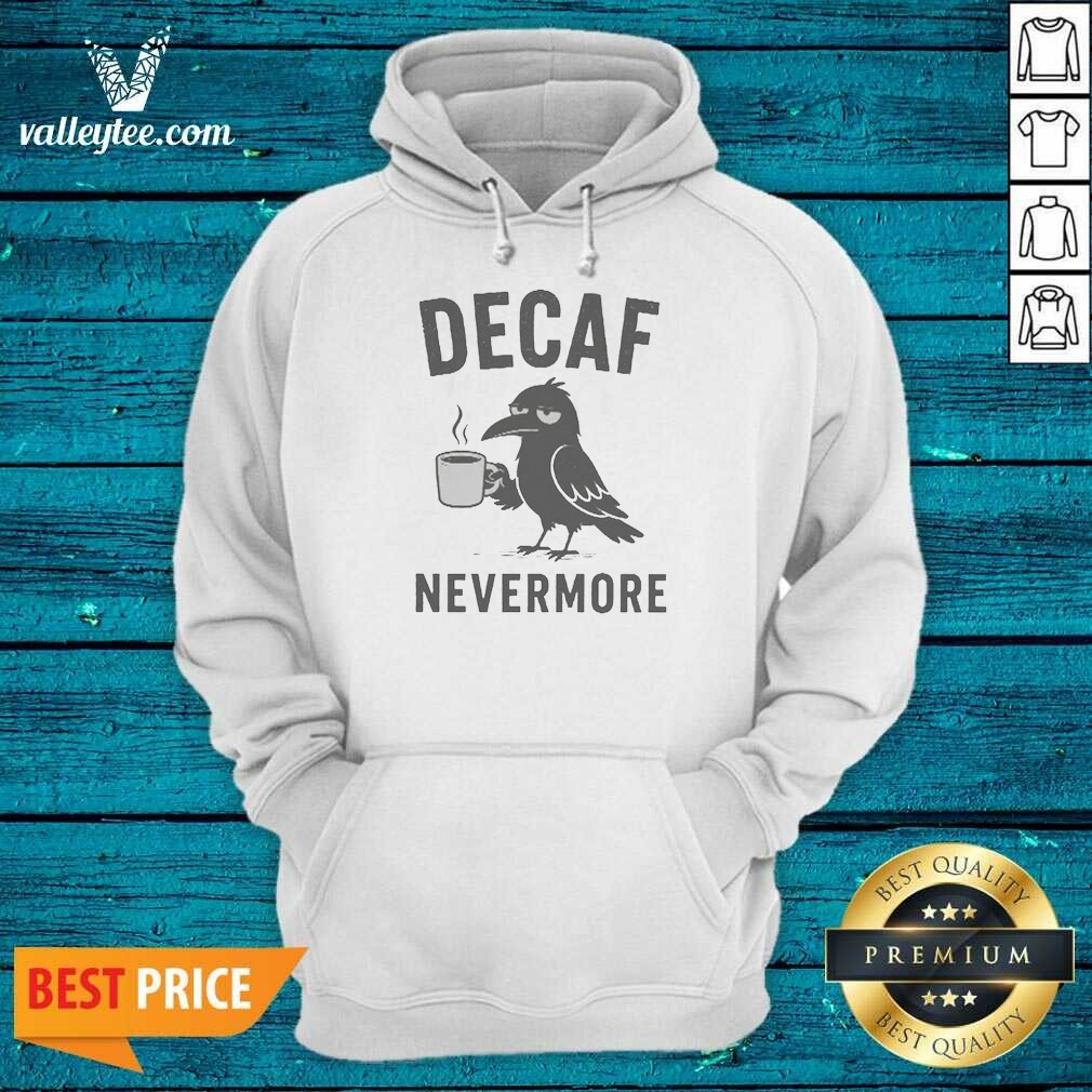 Official Top Decaf Nevermore Crow Shirt - Image 2