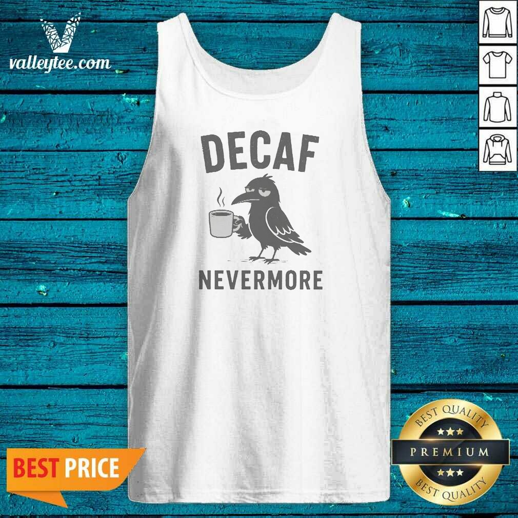 Official Top Decaf Nevermore Crow Shirt - Image 4