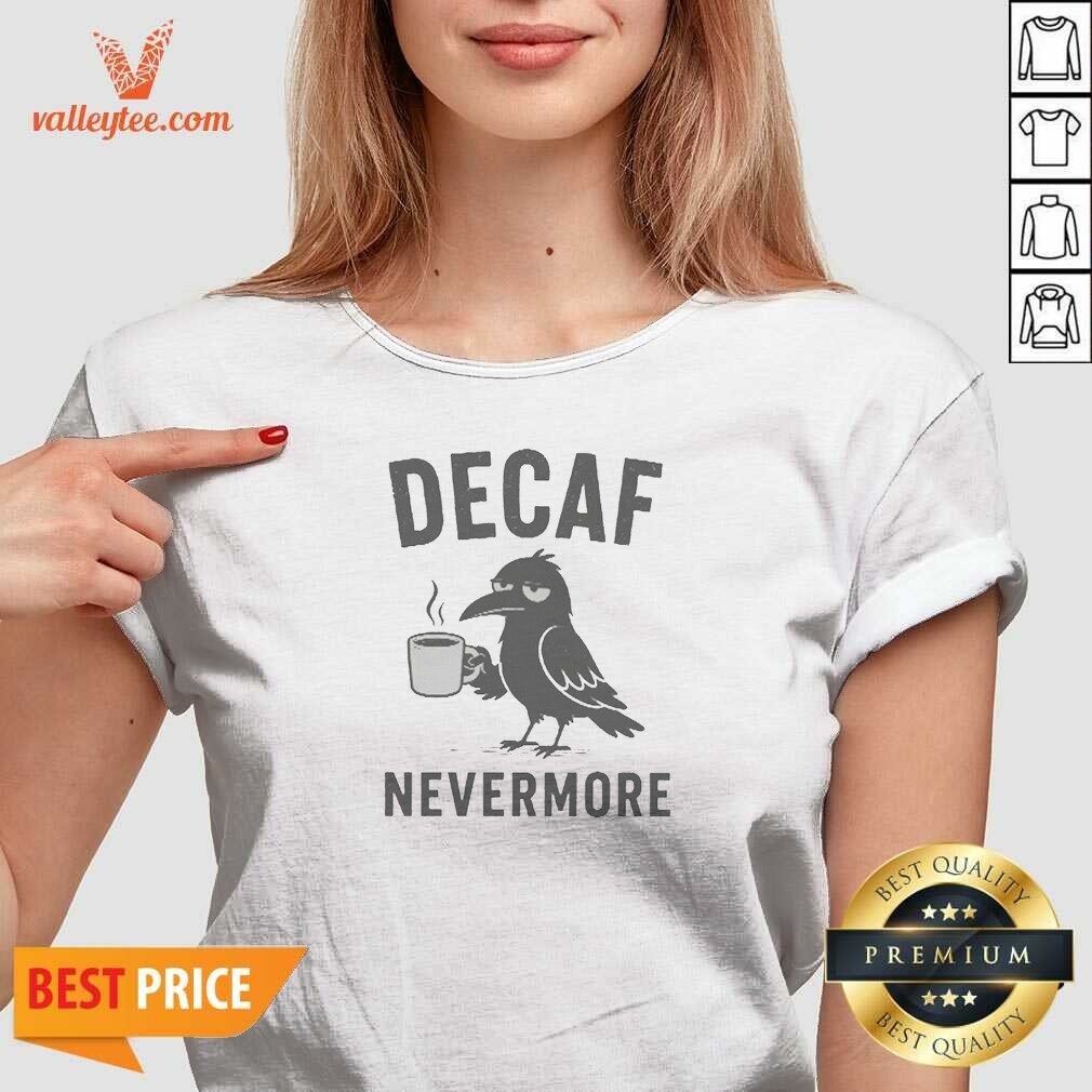 Official Top Decaf Nevermore Crow Shirt - Image 5