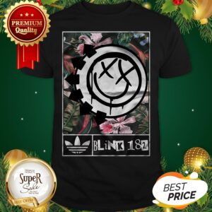 Official Adidas Blink 182 Floral Shirt