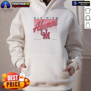 Alternative view of Good Ole Miss Retro Stripe Alumni Oxford Hotty Toddy T-Shirt
