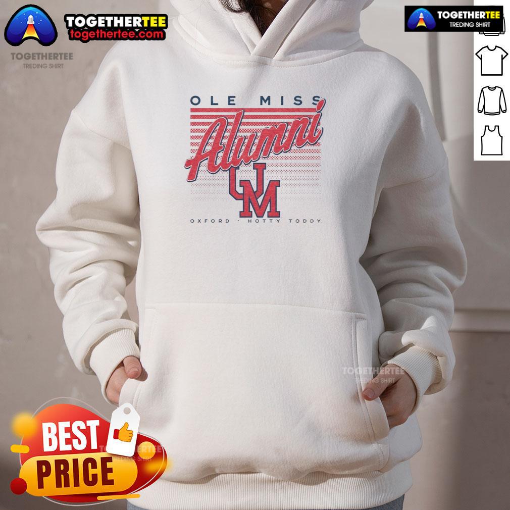 Good Ole Miss Retro Stripe Alumni Oxford Hotty Toddy T-Shirt - Image 2