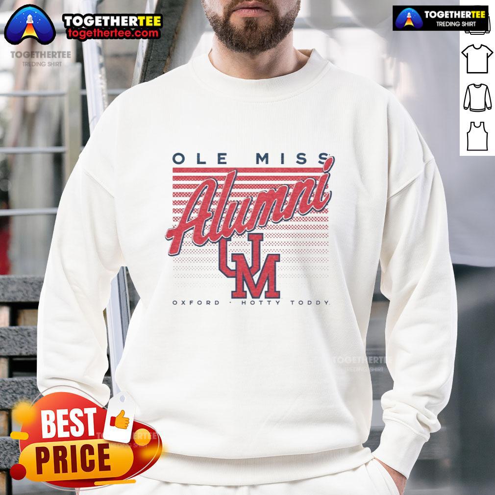 Good Ole Miss Retro Stripe Alumni Oxford Hotty Toddy T-Shirt - Image 5