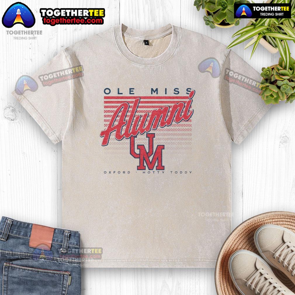 Good Ole Miss Retro Stripe Alumni Oxford Hotty Toddy T-Shirt - Image 6