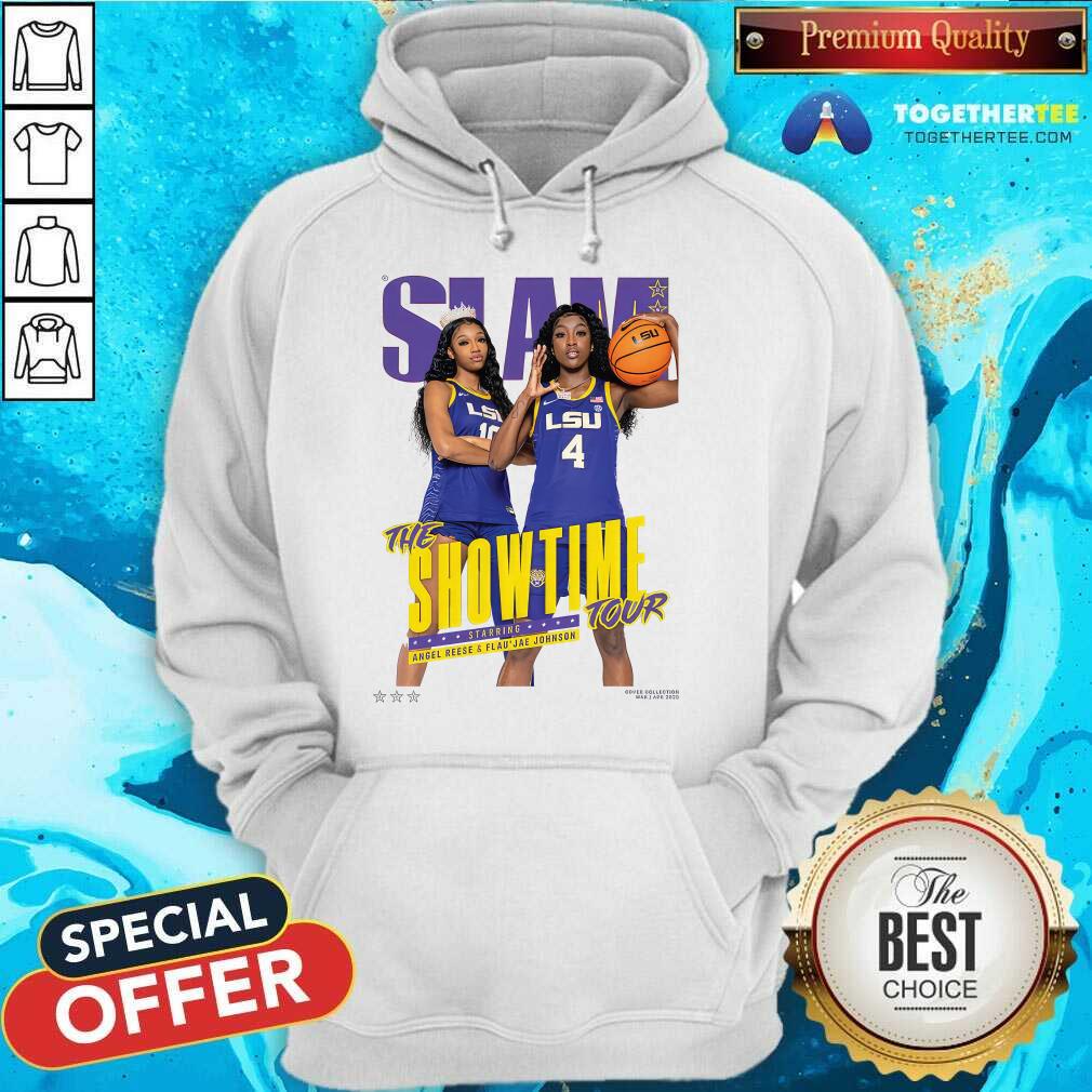 SLAM Cover Angel Reese Flau'jae Johnson The Showtime Tour T-shirt - Image 5