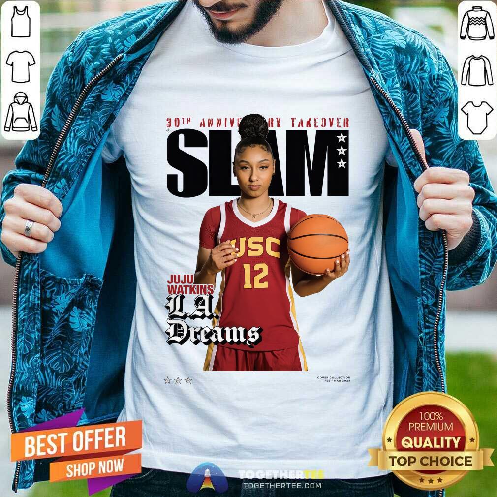 SLAM Cover 30th Anniversary Takeover Juju Watkins LA Dreams T-shirt