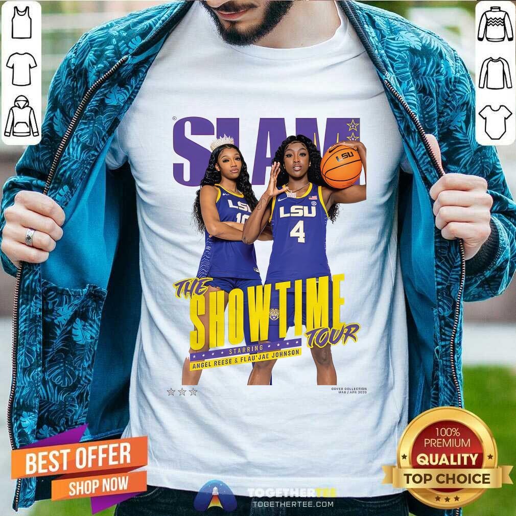 SLAM Cover Angel Reese Flau'jae Johnson The Showtime Tour T-shirt