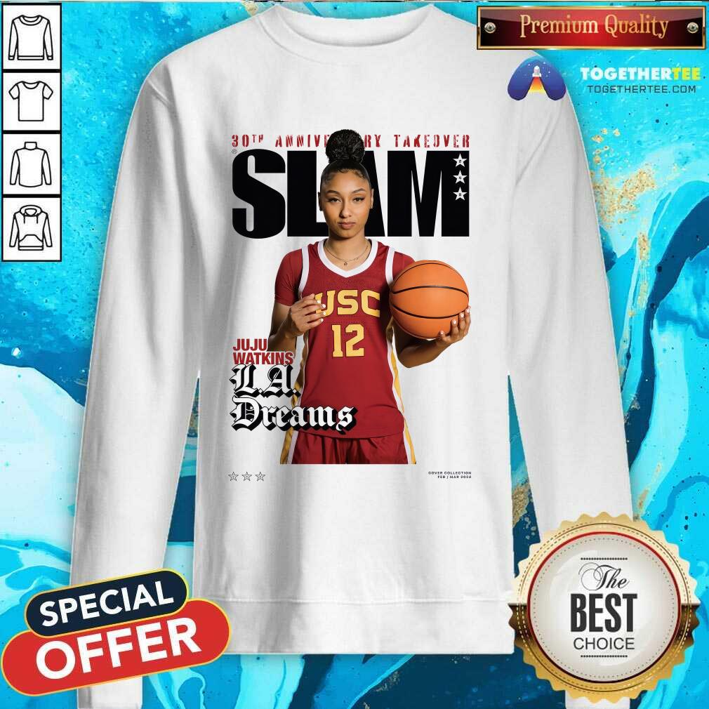 SLAM Cover 30th Anniversary Takeover Juju Watkins LA Dreams T-shirt - Image 4