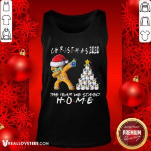 Alternative view of Vip Christmas 2020 The Year We Stayed Quarantine Gingerbread Wear Mask Toilet Paper Tree Shirt