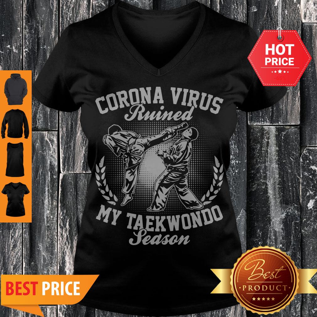 Official Coronavirus Ruined My Taekwondo Season Shirt - Image 5