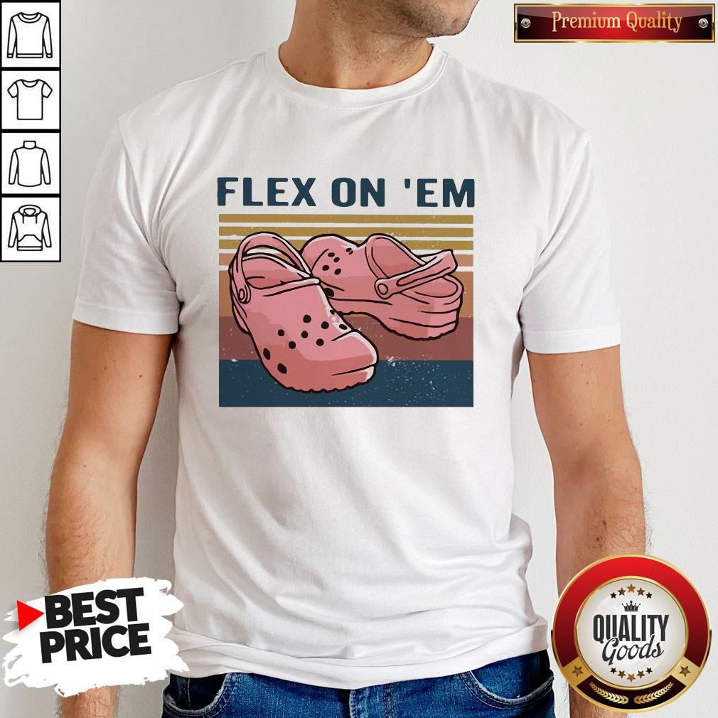 Top Croc Flex On Em Vintage Shirt
