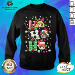 Alternative view of Top Reindeer Santa Claus Snow Ho Ho Ho Merry Christmas Shirt