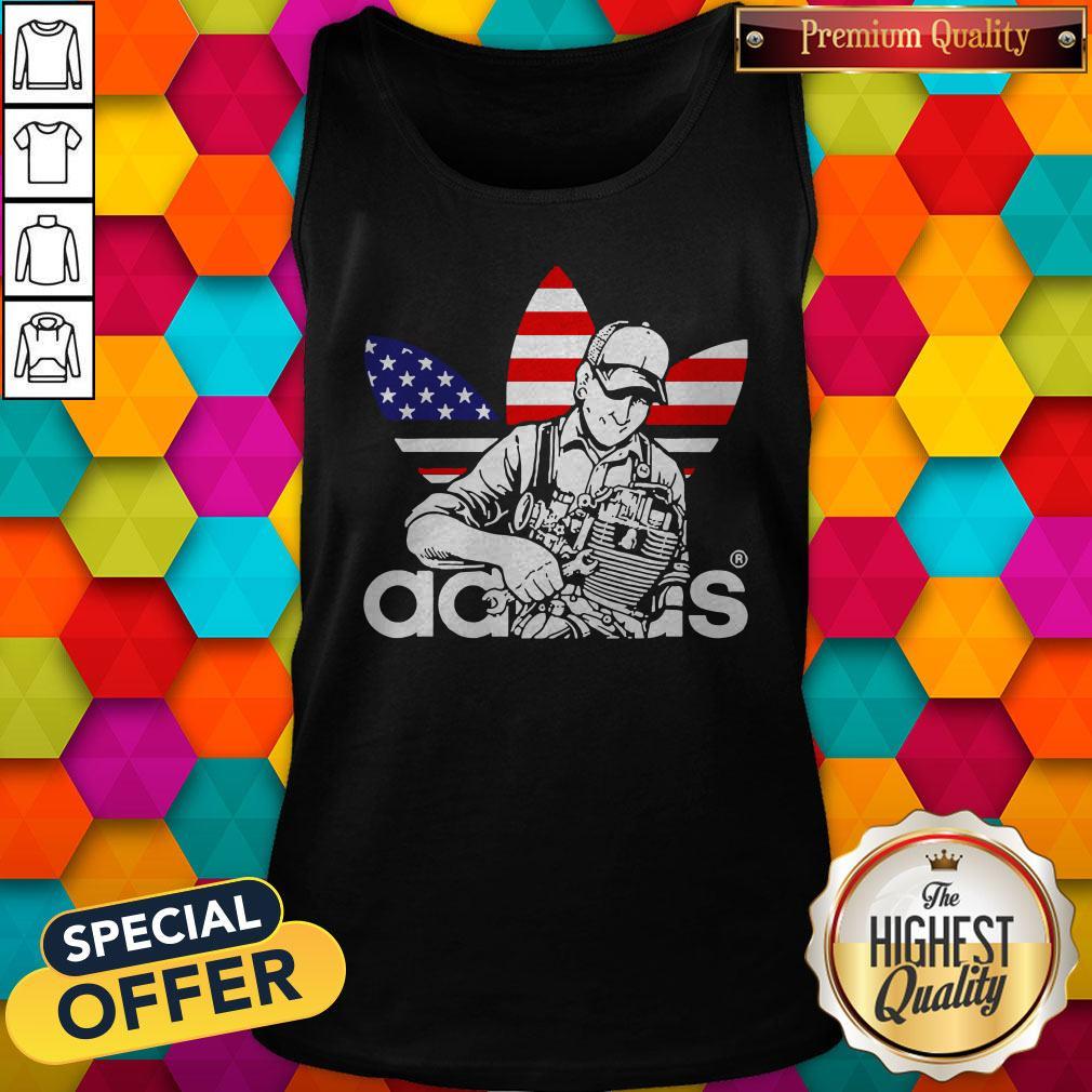 Premium Adidas America Machine Addict Shirt - Image 5
