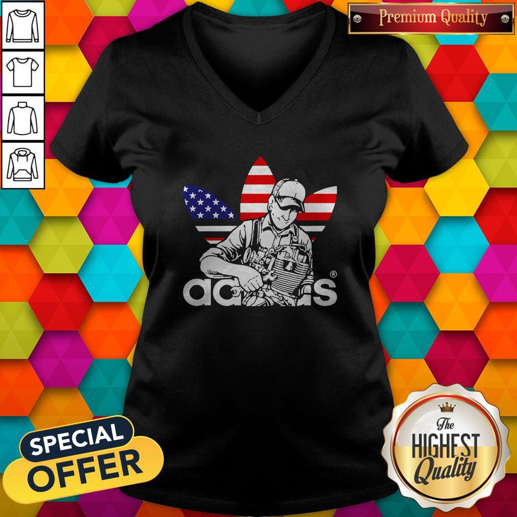 Premium Adidas America Machine Addict Shirt - Image 4