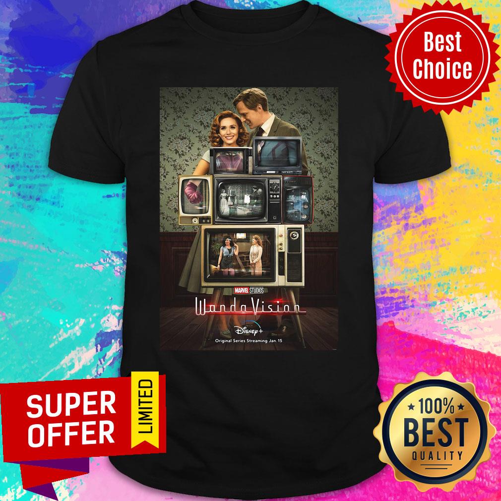 Nice Marvel WandaVision Through The Years Poster Shirt