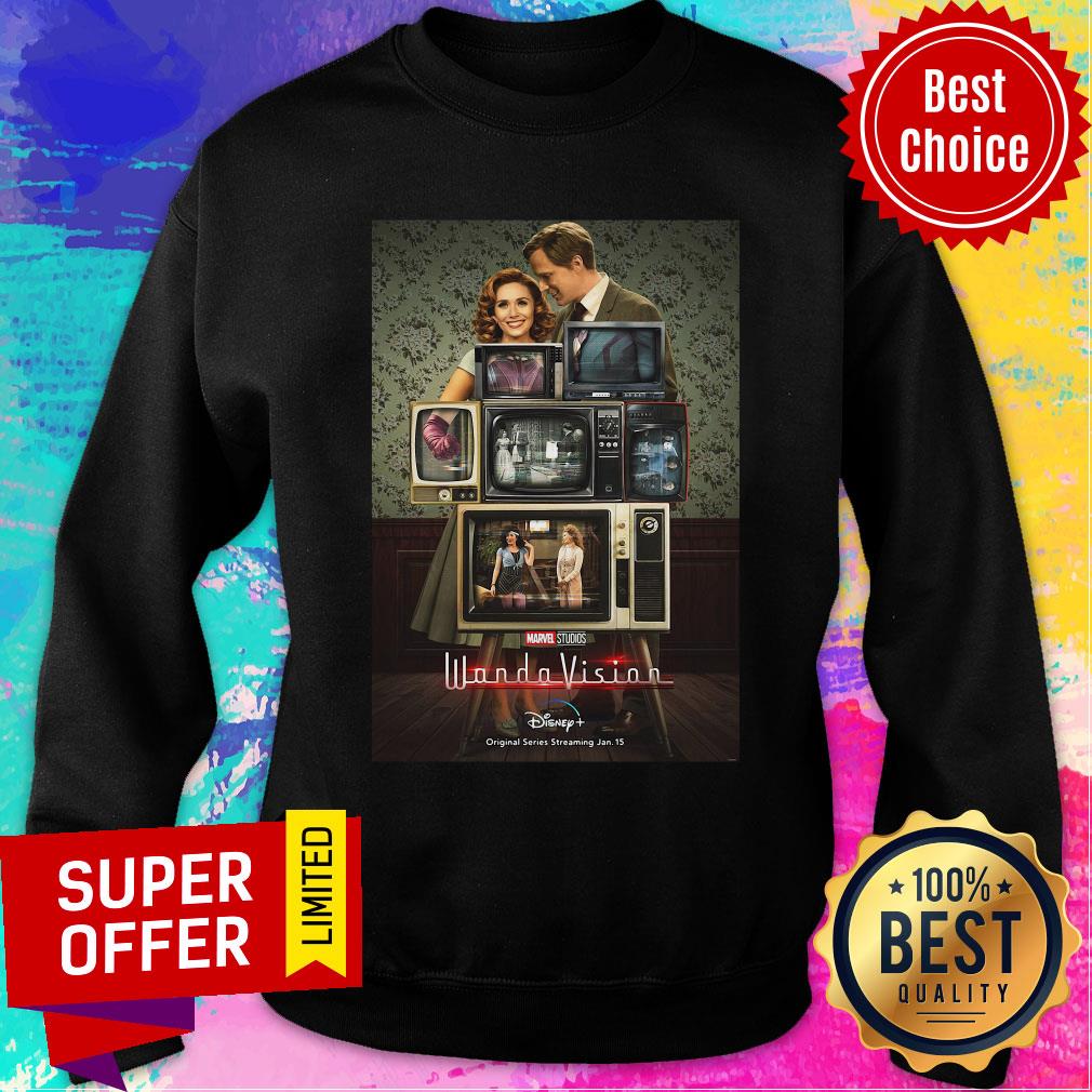 Nice Marvel WandaVision Through The Years Poster Shirt - Image 5