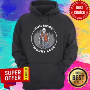 Official Skull Run More Worry Less Shirt