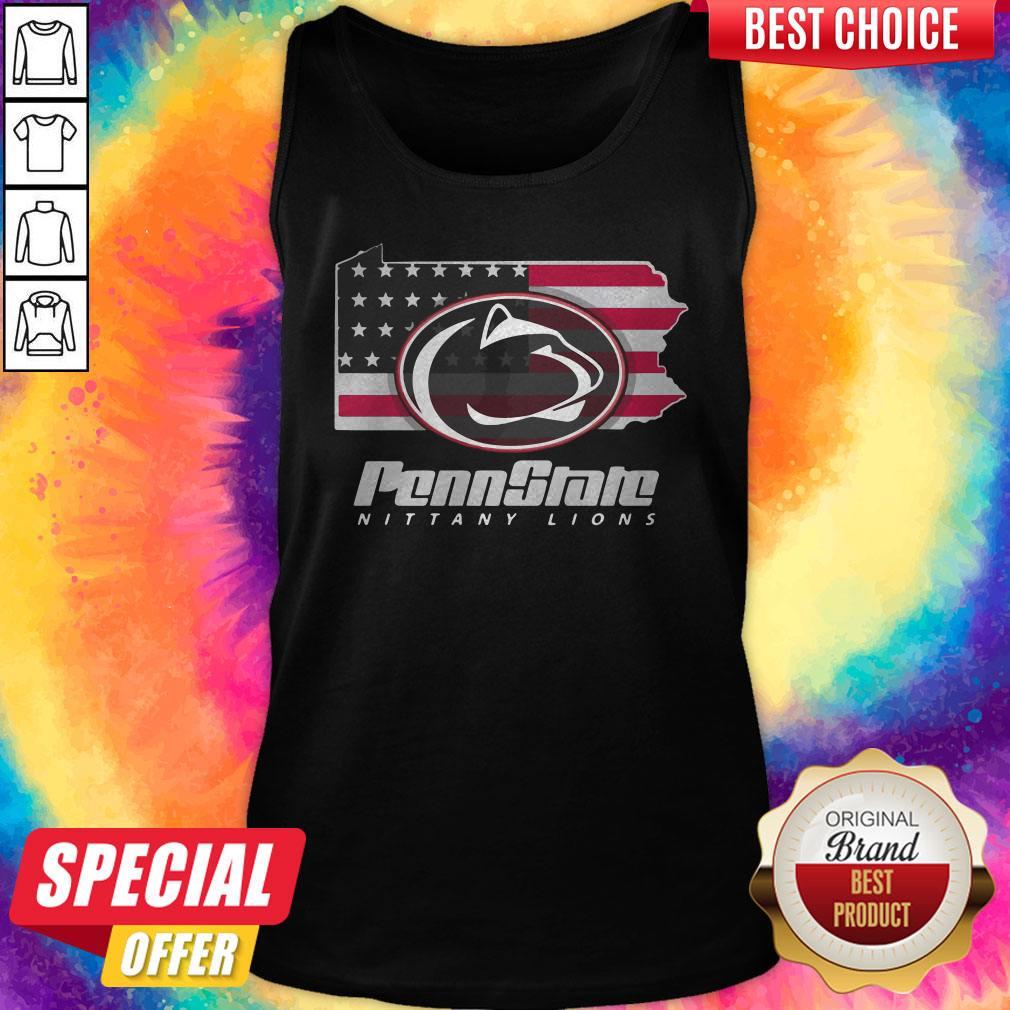 Penn State Nittany Lions American Flag Shirt - Image 4